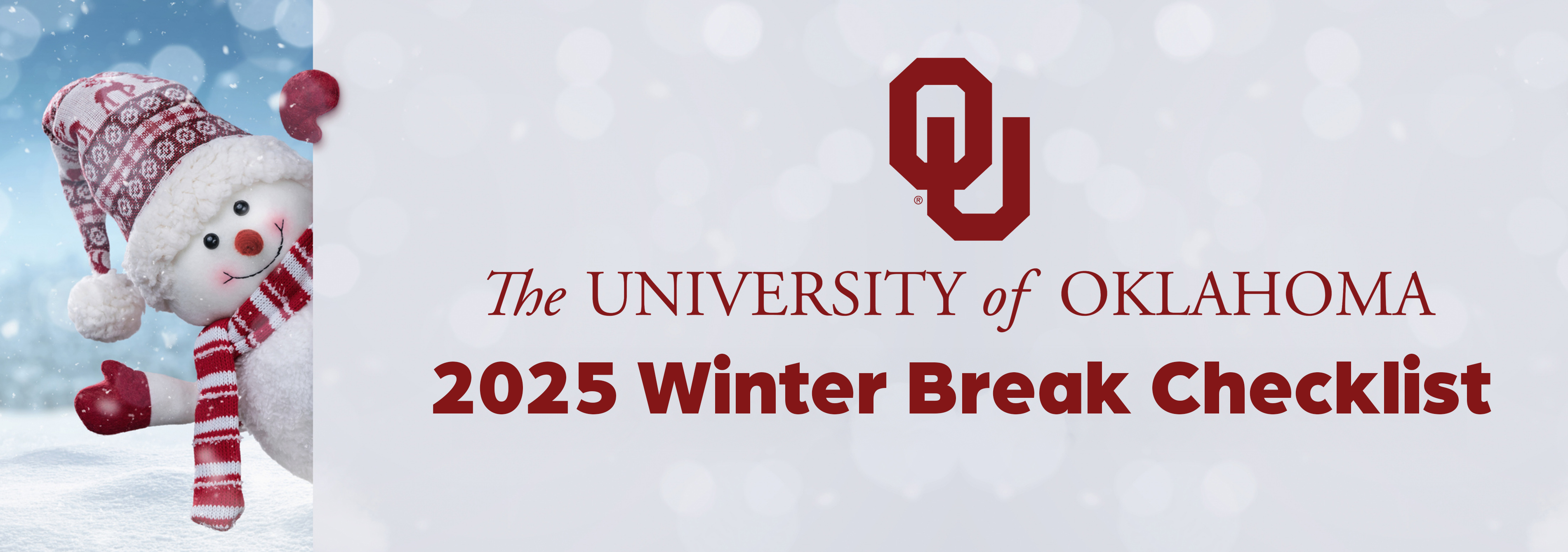 Winter Break Checklist 2025